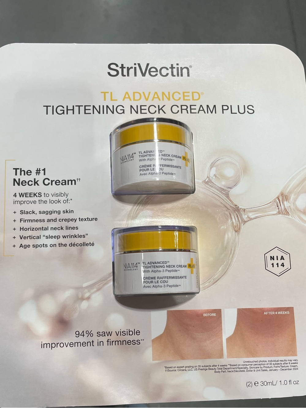 StriVectin TL Advanced Tightening Neck Cream Plus - Yellow & White
